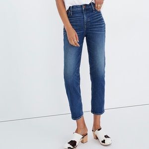 Madewell Mid-Rise Classic Straight jean